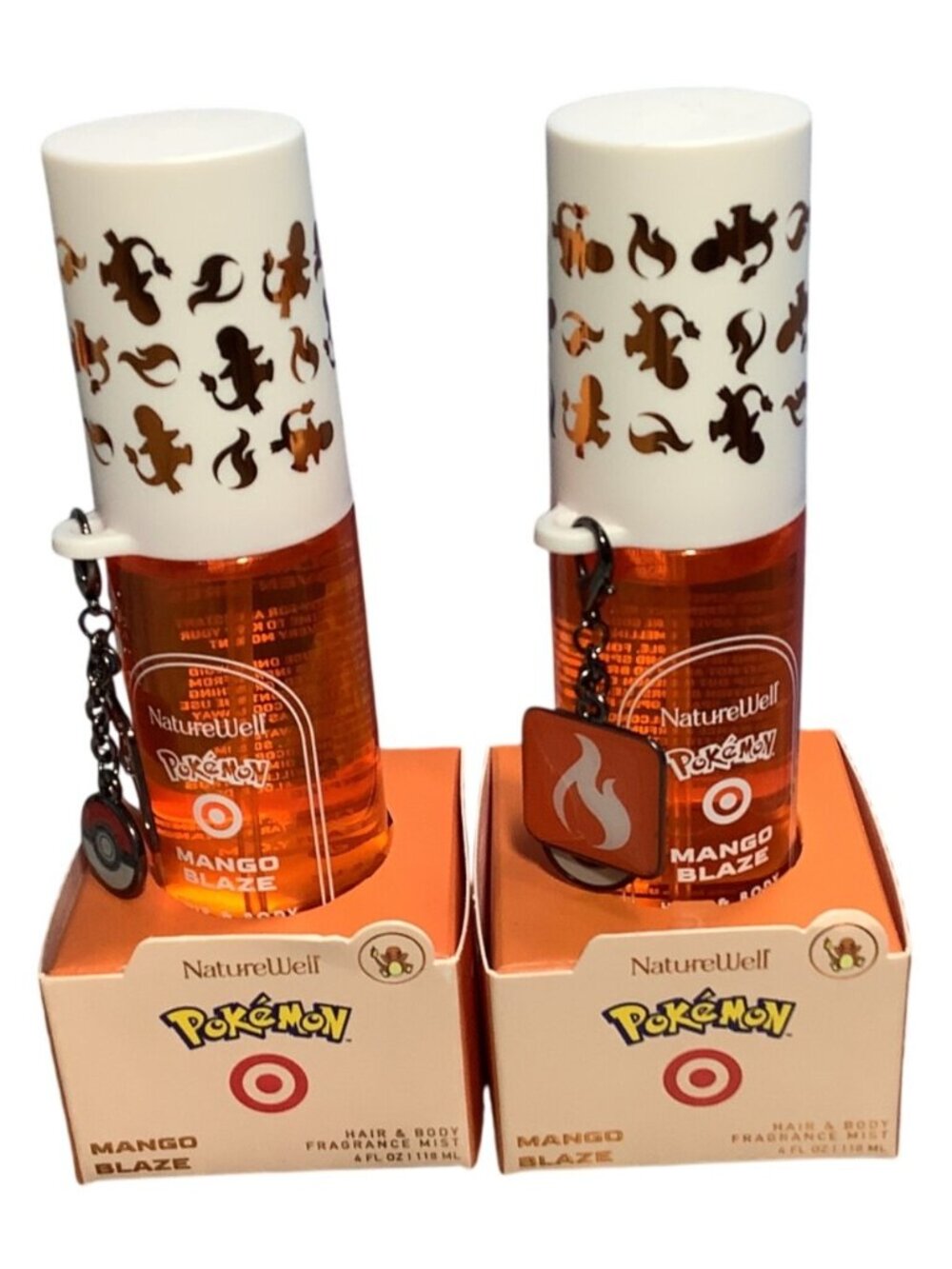 2 Naturewell Pokémon Mango Blaze Hair & Body Fragrance Mist 4 Fl Oz